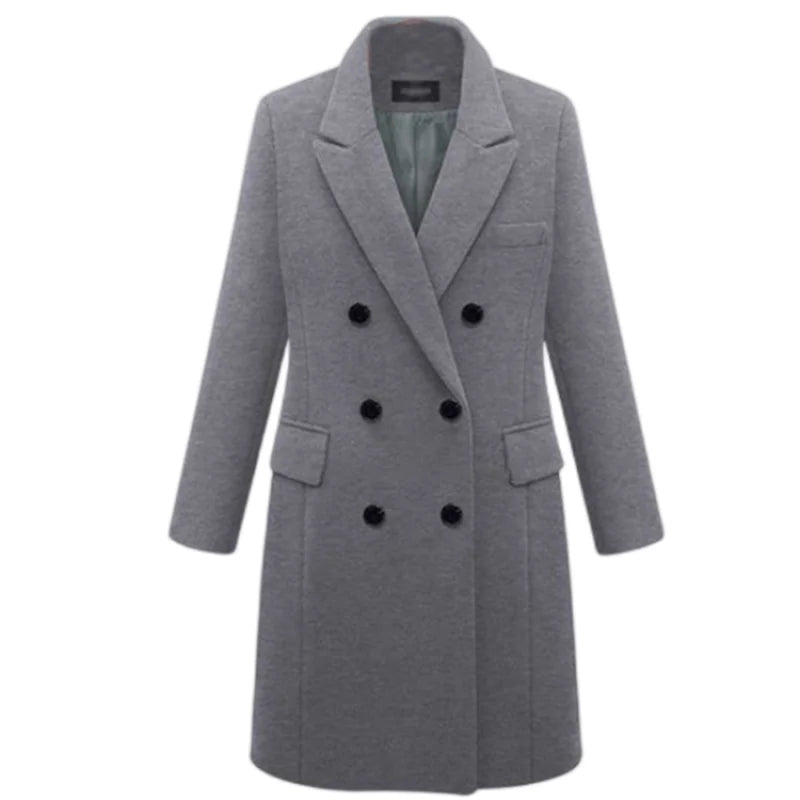 Anirelle Margaux Wool-Blend Long Coa