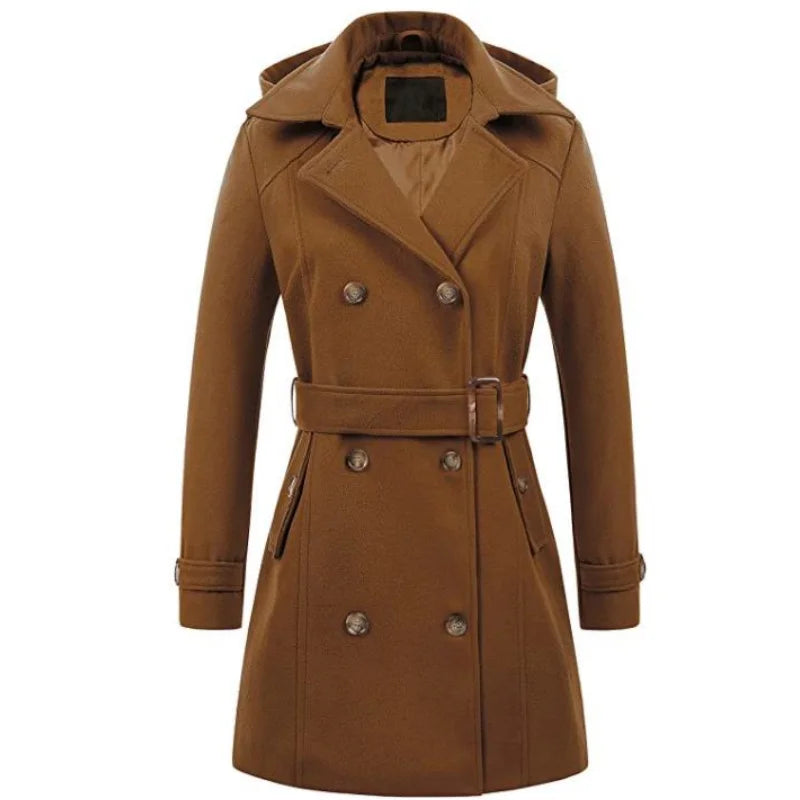 Anirelle Céleste Wool-Blend Long Coat