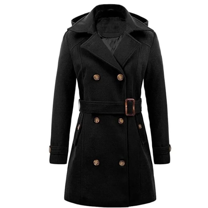 Anirelle Céleste Wool-Blend Long Coat