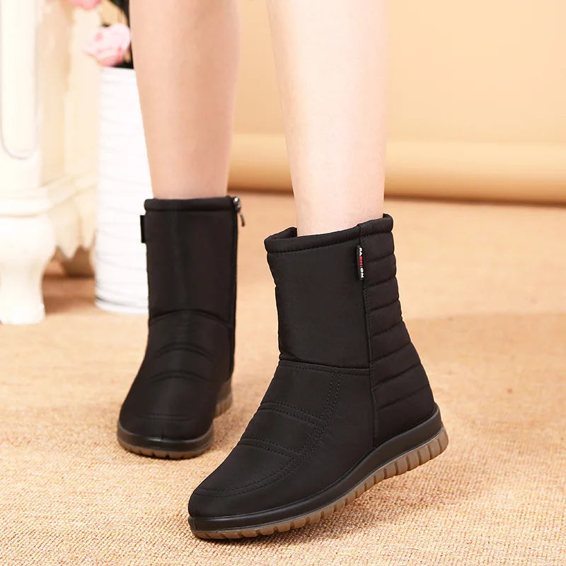 Anirelle Noémie Cozy Mid-Calf Boot