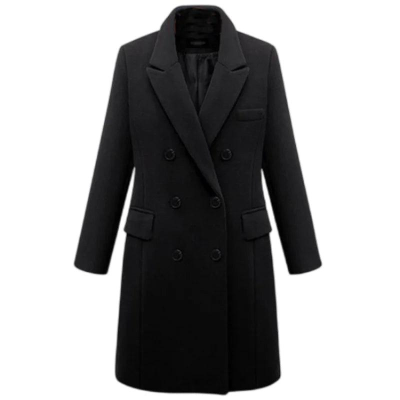 Anirelle Margaux Wool-Blend Long Coa