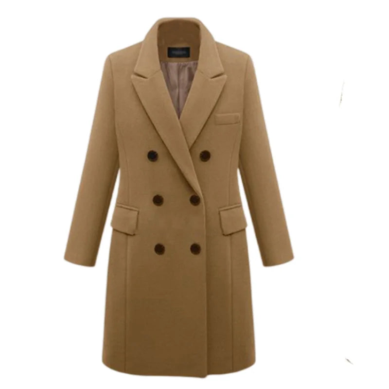 Anirelle Margaux Wool-Blend Long Coa