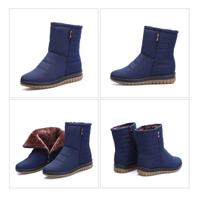 Anirelle Noémie Cozy Mid-Calf Boot