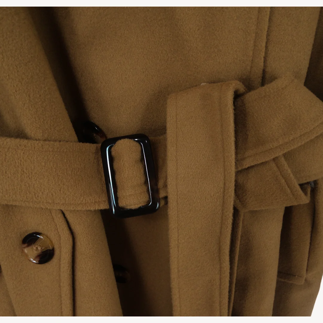 Anirelle Céleste Wool-Blend Long Coat
